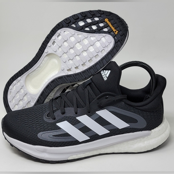 Adidas Solar Glide 4 Womens Running Shoes Black/White FY4111 Size 7 New - Picture 1 of 13